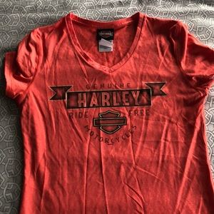Harley Davidson dri fit short sleeved t-shirt